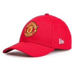 Czapka z daszkiem New Era. Czerwone czapki z daszkiem New Era, bez wzorów. Za 79.99 zł.