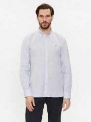Tommy Hilfiger Koszula MW0MW33762 Błękitny Regular Fit. Niebieskie koszule Tommy Hilfiger, m, bez wzorów, z bawełny, bez kołnierzyka, bez ramiączek. Za 219.99 zł.