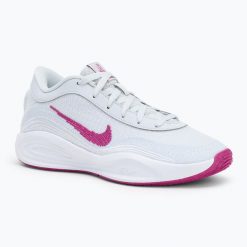 Buty do koszykówki męskie Nike G.T. Hustle Academy. Białe buty do koszykówki Nike, bez zapięcia, do koszykówki. Za 389.99 zł.