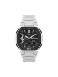 Timex Zegarek UFC Colossus TW2V84600 Srebrny. Szare, analogowe zegarki Timex, srebrne. Za 1,029.00 zł.