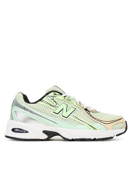 New Balance Sneakersy U740YC2 M Zielony. Zielone buty sportowe casual New Balance, bez wzorów, ze skóry, bez zapięcia. Za 301.99 zł.
