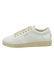 GANT Footwear Skórzane sneakersy "Prepus" w kolorze biało-beżowym rozmiar: 46. Białe buty sportowe casual GANT Footwear, bez wzorów, bez zapięcia. Za 228.92 zł.