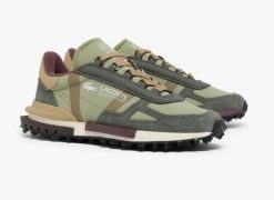 Buty Męskie Sportowe Lacoste Elite Active 2263 Sma Sneakersy. Zielone buty turystyczne LACOSTE, bez wzorów, z gumy, bez zapięcia, trekkingowe. Za 531.10 zł.