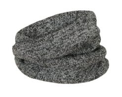 Wąski, Dobrze Przylegający Męski Komin, Czarno-Biały, Zimowy – Pako Jeans. Białe szaliki Pako Jeans, bez wzorów, z jeansu. Za 45.00 zł.