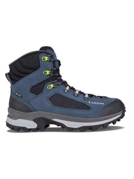 LOWA Skórzane buty trekkingowe "Corvara GTX" w kolorze niebieskim rozmiar: 44,5. Niebieskie buty trekkingowe Lowa, bez wzorów, z gore-texu, bez zapięcia. Za 861.99 zł.