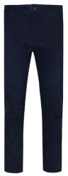 Męskie Spodnie Chinos marki Rigon – Bawełna z Elastanem – Slim Fit - Granatowe. Eleganckie spodnie Rigon, m, z bawełny. Za 179.00 zł.
