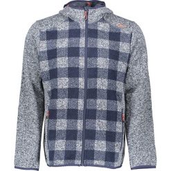 Bluza polarowa w kolorze granatowo-szarym. Bluzy z kapturem marki CMP. W wyprzedaży za 173.95 zł.