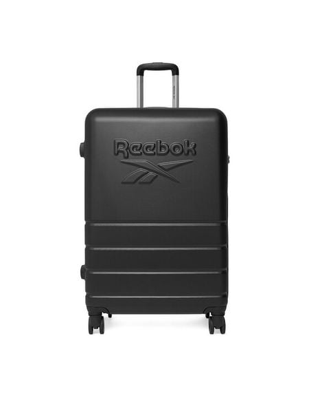 Reebok Walizka duża CEOWB-RBK-WAL-001-CCC-L Czarny. Czarne walizki Reebok, bez wzorów, z tworzywa sztucznego, duże. Za 299.99 zł.