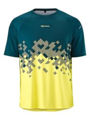 Gonso Koszulka kolarska w kolorze granatowo-zielonym rozmiar: XL. Niebieskie t-shirty sportowe Gonso, bez wzorów, z materiału, bez ramiączek, rowerowe. Za 145.45 zł.