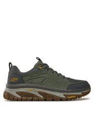 Skechers Sneakersy Arch Fit Road Walker 237488/GRN Szary. Szare buty sportowe casual Skechers, bez wzorów, ze skóry, bez zapięcia. Za 449.99 zł.
