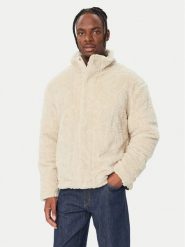 Guess Kurtka zimowa M6BL66 W4479 Kremowy Regular Fit. Białe kurtki Guess, na zimę, m, z aplikacjami, z syntetyku, bez kaptura. Za 864.99 zł.