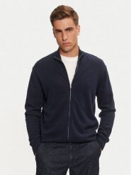 United Colors Of Benetton Sweter 1002U500Z Granatowy Regular Fit. Niebieskie swetry rozpinane United Colors Of Benetton, m, bez wzorów, z wełny, bez kołnierzyka, bez ramiączek. Za 359.99 zł.