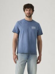 Levi's Koszulka w kolorze niebieskim rozmiar: M. Niebieskie bezrękawniki Levi's®, m, bez wzorów, z bawełny, bez kołnierzyka, bez ramiączek. Za 70.90 zł.