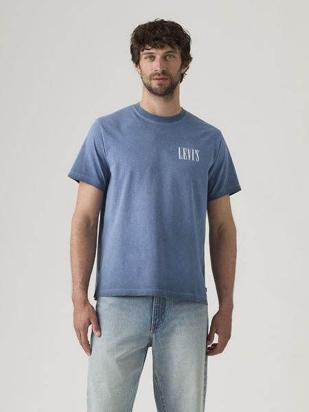 Levi's Koszulka w kolorze niebieskim rozmiar: M. Niebieskie bezrękawniki Levi's®, m, bez wzorów, z bawełny, bez kołnierzyka, bez ramiączek. Za 75.34 zł.