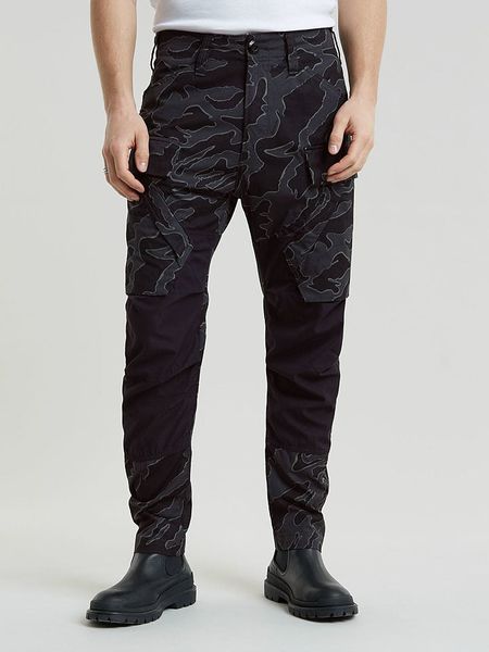 G-Star Bojówki - Tapered fit - w kolorze antracytowo-czarnym rozmiar: W33/L32. Czarne joggery i bojówki G-Star, l, bez wzorów, z bawełny, retro. Za 276.71 zł.
