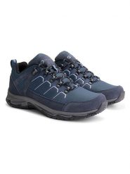 TRAVELIN' Skórzane buty turystyczne "Lokken" w kolorze granatowym rozmiar: 42. Niebieskie buty trekkingowe Travelin', bez wzorów, bez zapięcia, outdoorowe. Za 339.99 zł.