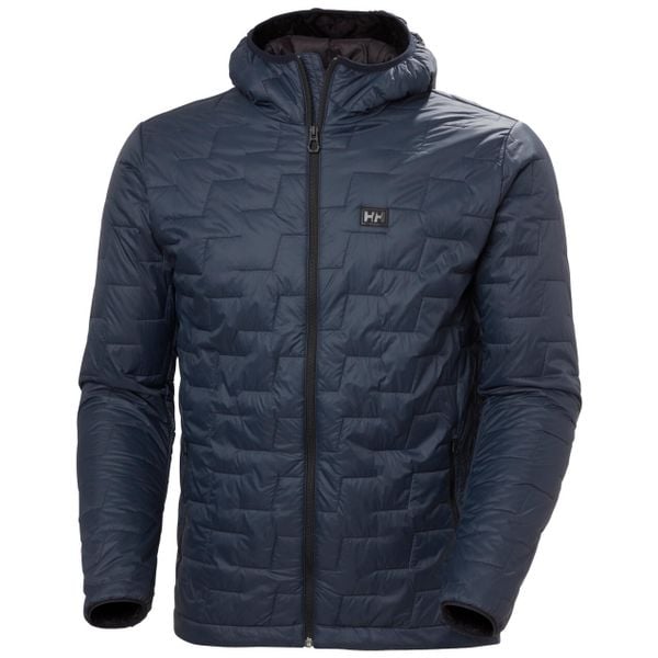 Wodoodporna kurtka z izolowanym kapturem Helly Hansen Lifaloft. Niebieskie kurtki Helly Hansen, l, bez wzorów, z poliamidu, z kapturem. Za 916.50 zł.