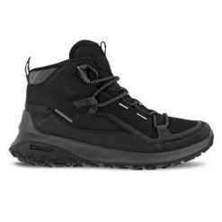 Buty trekkingowe męskie Ecco Ult-trn Mid Wp. Czarne buty trekkingowe ecco, bez wzorów, z materiału, bez zapięcia, trekkingowe. Za 719.99 zł.