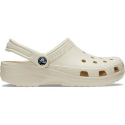 Klapki dla dorosłych Crocs Classic. Brązowe klapki Crocs, z materiału. Za 214.25 zł.