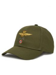 Aeronautica Militare Czapka z daszkiem 251HA1100CT2848 Zielony. Zielone czapki z daszkiem Aeronautica Militare, bez wzorów, z bawełny. Za 119.99 zł.