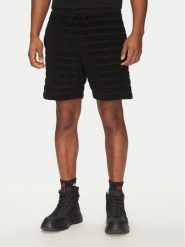 HUGO Szorty sportowe Dutowel 50535289 Czarny Relaxed Fit. Czarne krótkie spodenki sportowe Hugo, m, bez wzorów, z bawełny. Za 369.99 zł.