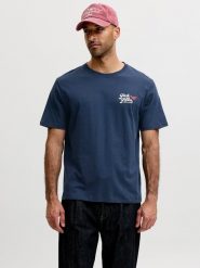 Jack & Jones Koszulka "Legend" w kolorze granatowym rozmiar: L. Niebieskie bezrękawniki Jack & Jones, l, bez wzorów, z bawełny, bez kołnierzyka, bez ramiączek. Za 66.47 zł.