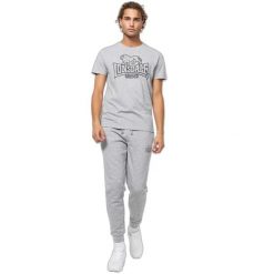 Spodnie dresowe klasyczne Lonsdale Rathven. Czarne sztyblety Lonsdale, bez wzorów, z bawełny, bez obcasa, bez zapięcia. Za 232.00 zł.