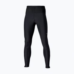 Legginsy do biegania męskie Mizuno Trail Multipocket Long black. Czarne legginsy długie sportowe Mizuno, m, bez wzorów, do biegania. Za 279.99 zł.