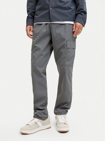 Jack & Jones Spodnie materiałowe Kane 12278911 Szary Relaxed Fit. Szare spodnie materiałowe Jack & Jones, m, bez wzorów, z materiału. Za 149.99 zł.