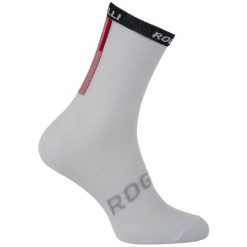 Skarpetki rowerowe Rogelli TEAM 2.0, antybakteryjne. Białe skarpety Rogelli, bez wzorów. Za 65.00 zł.
