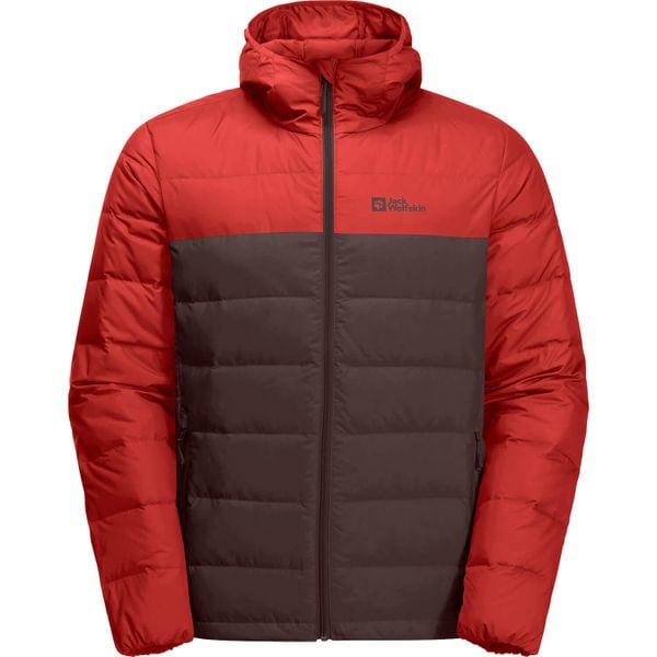 Kurtka uniwersalna męska Jack Wolfskin 12076712365. Czerwone kurtki Jack Wolfskin, m, bez wzorów, z materiału, z kapturem. Za 994.30 zł.