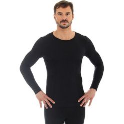 Brubeck Koszulka męska z długim rękawem COMFORT WOOL czarna r. XL (LS11600). Bielizna termoaktywna marki Brubeck. Za 144.99 zł.