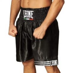 Szorty bokserskie Montana Pantaloncino. Czarne szorty LEONE 1947, l, bez wzorów, sportowe. Za 159.30 zł.