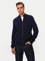 Michael Kors Sweter CH360AG469 Granatowy Regular Fit. Niebieskie swetry rozpinane Michael Kors, m, bez wzorów, z bawełny, bez kołnierzyka, bez ramiączek. Za 569.99 zł.