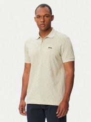 BOSS Polo Swing 50564801 Beżowy jasny Regular Fit. Brązowe koszulki polo Boss, m, bez wzorów, z bawełny, bez kołnierzyka, bez ramiączek. Za 549.99 zł.