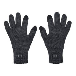 Rękawiczki zimowe Under Armour Halftime Wool. Czarne rękawiczki Under Armour, na zimę, bez wzorów. Za 149.99 zł.