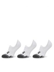 Under Armour Zestaw 3 par niskich skarpet unisex Performance Tech 1379502 Biały. Białe skarpety Under Armour, bez wzorów, z materiału. Za 69.99 zł.