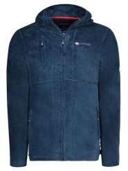 ANAPURNA Kurtka polarowa "Utah" w kolorze granatowym rozmiar: 3XL. Niebieskie kurtki ANAPURNA, xl, z aplikacjami, z polaru, bez kaptura. Za 126.99 zł.