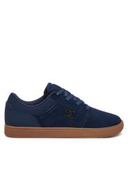 DC Sneakersy Crisis 2 ADYS100647-DGU Granatowy. Niebieskie buty sportowe casual DC, bez wzorów, ze skóry, bez zapięcia. Za 299.99 zł.