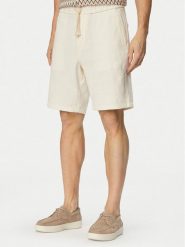 JOOP! Jeans Szorty materiałowe Riv-W 30102887 Kremowy Regular Fit. Białe szorty JOOP! Jeans, m, bez wzorów, z bawełny. Za 379.99 zł.