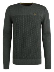 PME Legend Sweter w kolorze zielonym rozmiar: L. Zielone swetry nierozpinane PME Legend, l, bez wzorów, z bawełny, bez kołnierzyka, bez ramiączek. Za 245.95 zł.