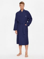 Polo Ralph Lauren Szlafrok 714910651001 Granatowy. Niebieskie szlafroki Polo Ralph Lauren, l, bez wzorów, z bawełny, bez ramiączek, bez kaptura. Za 459.99 zł.