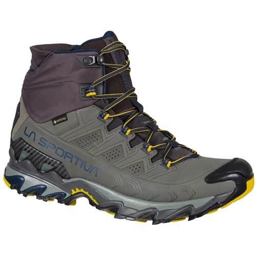 Buty trekkingowe męskie La Sportiva La Ultra Raptor Ii Mid Nubuckleder Gtx. Niebieskie buty trekkingowe La Sportiva, bez wzorów, z materiału, bez zapięcia. Za 997.00 zł.