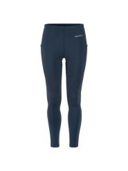 Craft Essence Tights 3 M — elastyczne legginsy treningowe z materiału z. Brązowe legginsy długie sportowe Craft, m, bez wzorów, z dzianiny. Za 342.30 zł.