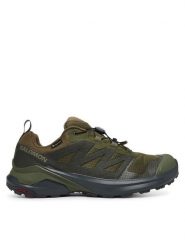 Salomon Trekkingi X-Adventure Gtx GORE-TEX L45457800 Khaki. Brązowe buty trekkingowe Salomon, bez wzorów, z gore-texu, bez zapięcia. Za 539.99 zł.