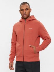 Calvin Klein Bluza Micro Logo K10K112752 Pomarańczowy Regular Fit. Brązowe bluzy CALVIN KLEIN, m, bez wzorów, z syntetyku, bez kaptura. Za 529.99 zł.