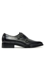 BOSS Półbuty Rill 50536617 Czarny. Czarne eleganckie półbuty Boss, bez wzorów, ze skóry, bez obcasa, bez zapięcia. Za 1,779.00 zł.