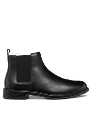 Geox Sztyblety U Walk Pleasure U46CGA 00043 C9999 Czarny. Czarne botki sznurowane Geox, bez wzorów, z materiału, bez obcasa, bez zapięcia. Za 799.99 zł.