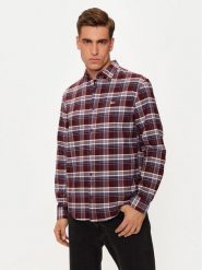 Tommy Jeans Koszula DM0DM19648 Czerwony Regular Fit. Czerwone koszule Tommy Jeans, m, bez wzorów, z bawełny, bez kołnierzyka, bez ramiączek. Za 219.99 zł.