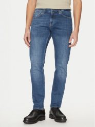 Calvin Klein Jeansy K10K114061 Niebieski Slim Fit. Niebieskie jeansy CALVIN KLEIN, m. Za 299.99 zł.